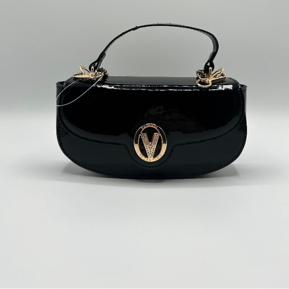 Black Patent Leather Handbag